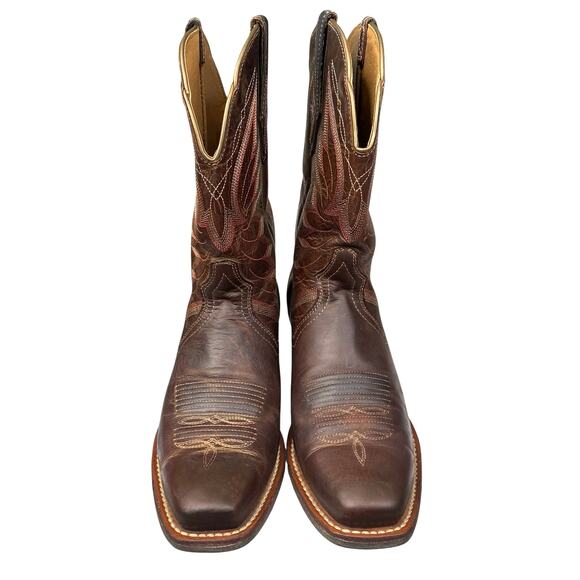 Ariat Women’s Autry Brown Leather Western Cowgirl Boot Size US 6 B - Picture 7 of 11